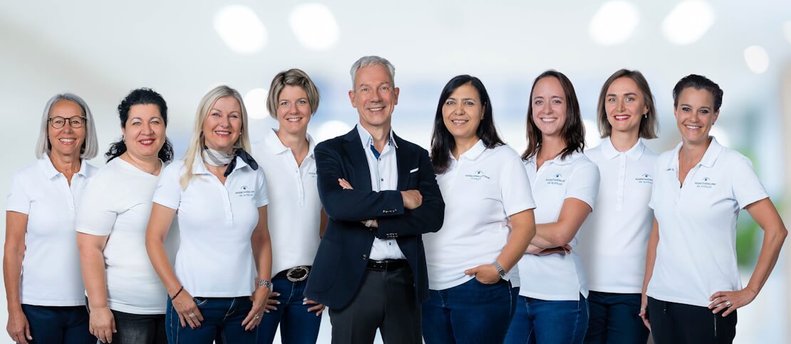 Team der Augentagesklinik Dr. Schüller in St. Gallen 